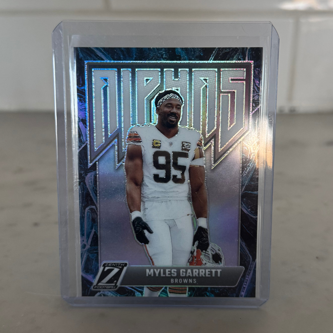 2024 Panini Zenith Myles Garrett Alphas CASE HIT #15
