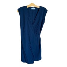 Everlane Black Sleeveless Wrap Dress