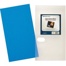 Itoya Profolio Deluxe Photo Album, Holds 240 4x6" Pictures, 3-Up, Blue