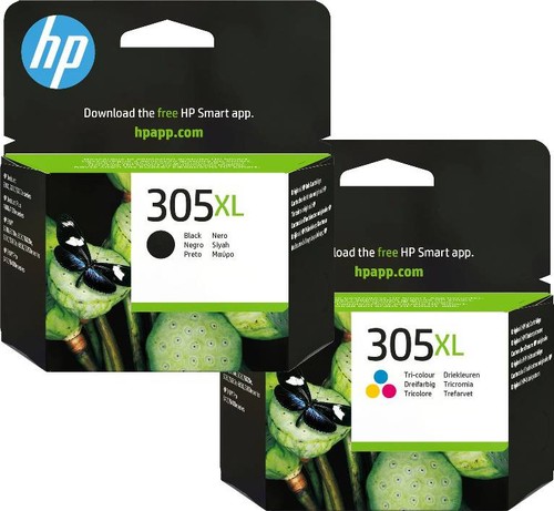 Originale HP 305XL Schwarz & Dreifarbig Druckerpatrone für Deskjet 2710 272X EN