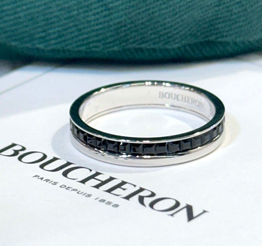 Boucheron Quatre Black Edition Wedding Band 54 156995575 [U]