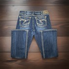 Silver Jeans Suki Surplus Dark Wash 31x32 Mid Rise Boot Cut Flap Button Pockets — photo 1