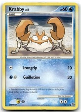 Krabby 75/106 Great Encounters Common Pokemon TCG HP