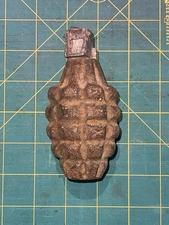 Vintage RFX US Military Practice Hand Grenade Training Fuze MK2 No Pin or Spoon