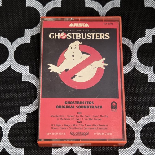 GHOSTBUSTERS Original Motion Picture Soundtrack (Cassette Tape, 1984) Arista