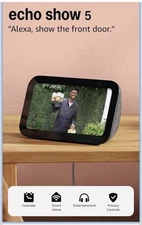 Amazon Echo Show 5 (newest model), Smart display with Alexa+ Early Charcoal 