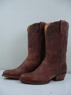 Womens 7.5 B M Tecovas The Jamie Scotch Brown Goat Leather Western Boots Cowgirl