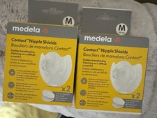 Medela Contact Nipple Shields Size Medium 20 mm / 2 pk / LOT of 2