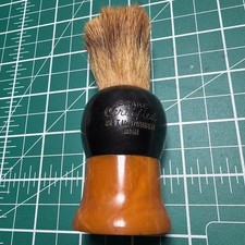 Vintage Drake Shaving Brush, Set In Rubber. Badger Bristle