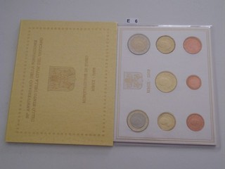 Vatikan 2009 KMS 3 88 ST Kursmünzensatz Stempelglanz Benedikt 1 Cent 2 Euro BU