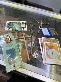 vintage religious items lot
