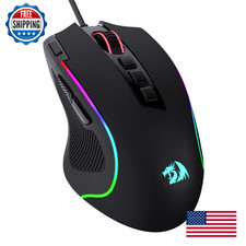 Redragon M612 Predator RGB Gaming Mouse Wired 8000 DPI 11 Programmable Buttons