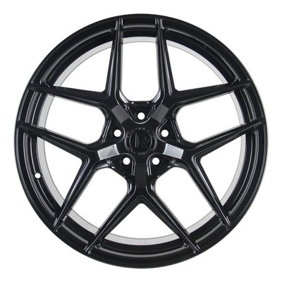 RF6 20 inch STAGGERED Gloss Black Rims fits AUDI A5 2008 - 2018