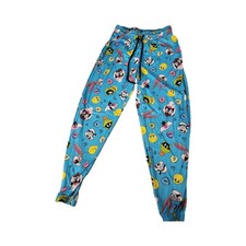 Looney Tunes Bugs Tweety Hearts Valentines Tazmanian Pajama Pants Small