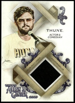 2020 Topps Allen & Ginter #FSRA-NT Nick Thune Full-Size Relics A