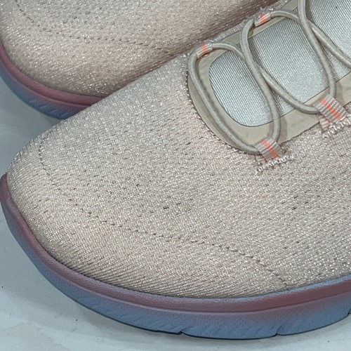 Skechers Womens Coral Color Slip On Lite Weight Sz 10 Shoe Sneaker - Picture 14 of 17