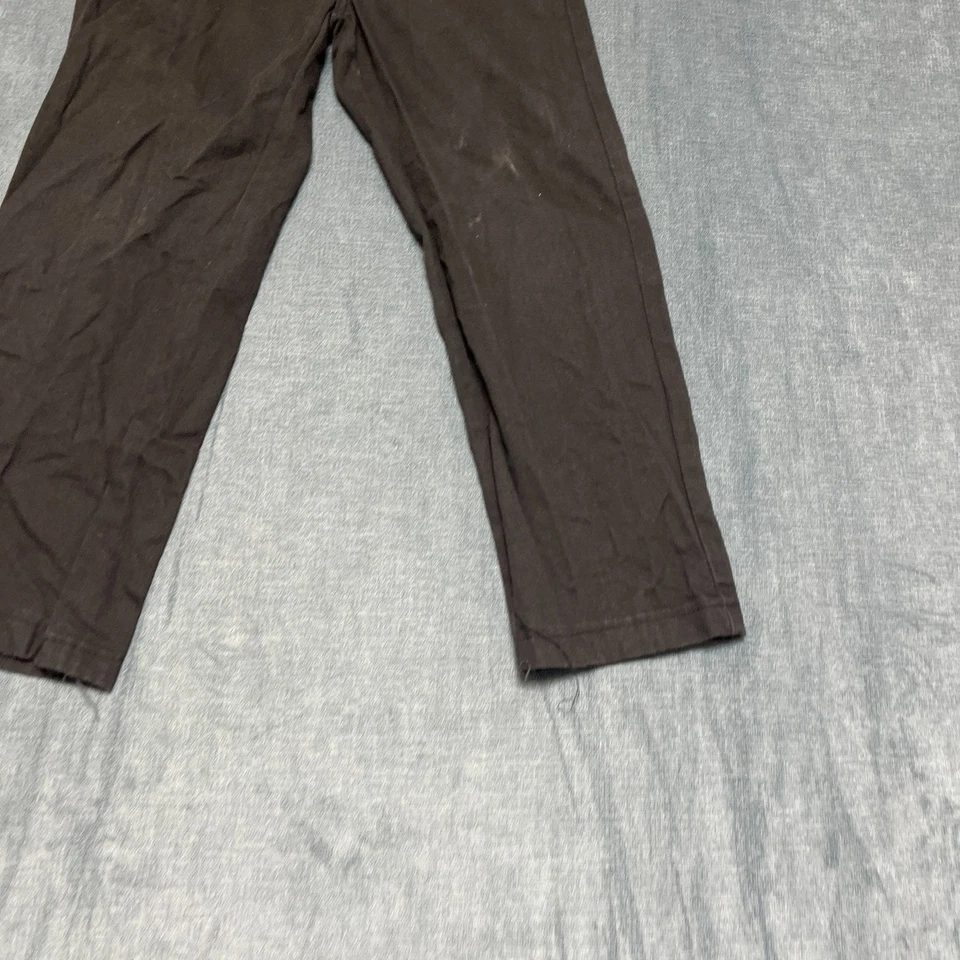 Pantalones Dickies Little Flex Cintura Niños 10 20/21 Negro Algodón Calce Ajustado Pierna Recta Foto 2 de 4