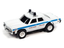 SC372-4 Auto World 1974 Dodge Monaco Chicago Police The Blues Brothers Silver Sc