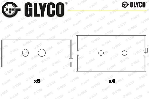Glyco H1071/5STD Kurbelwellenlager-image