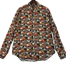 Paul Smith 50th Anniversary Seed Packet Long Sleeve Button Up Shirt 16 Italy