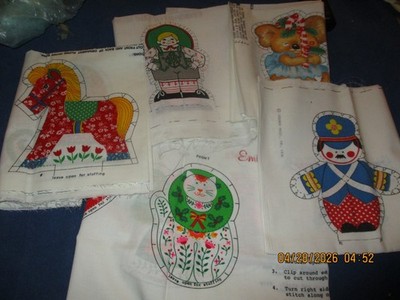 5 NEW CHRISTMAS SEWING PATTERNS (NEW OLD STOCK, VINTAGE)