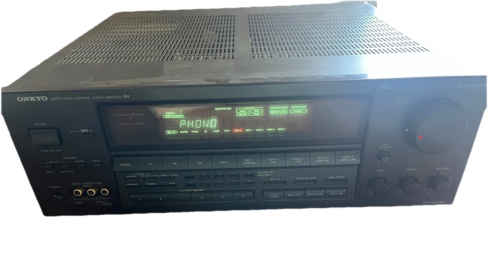 Onkyo Audio Video Control Tuner Amplifier R1 TX-SV70PRO Working Condition - Image 3 of 4