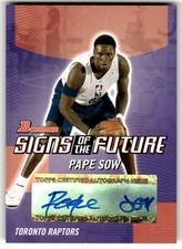2004-05 Bowman Pape Sow Signs of the Future #SOF-PS Auto