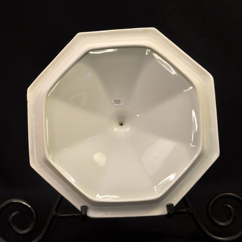 Rosenthal Vegetable Bowl Covered w/Lid & Plate Maria Mold Blue Floral Gold 1937 - Picture 20 of 24