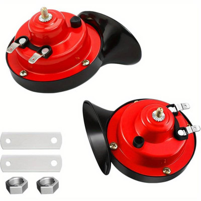 2PC 12V 300DB Super Loud Train Air Horn Waterproof Motorcycle Car Truck Boat M