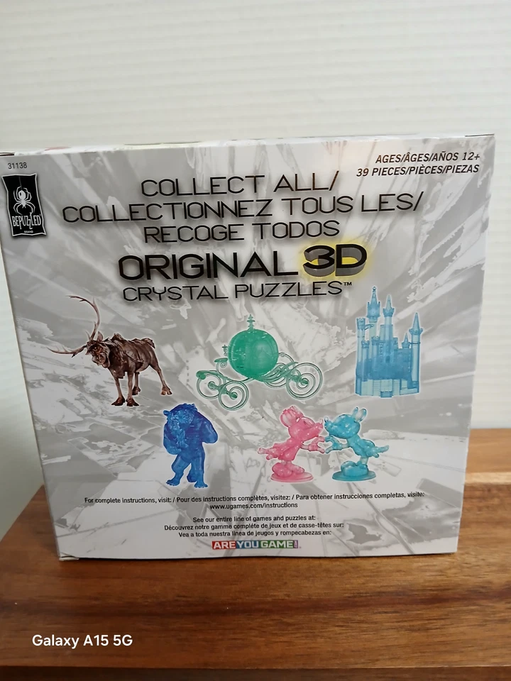 Rompecabezas de cristal 3D original Disney desconcertado - Capitán Garfio Foto 2 de 3