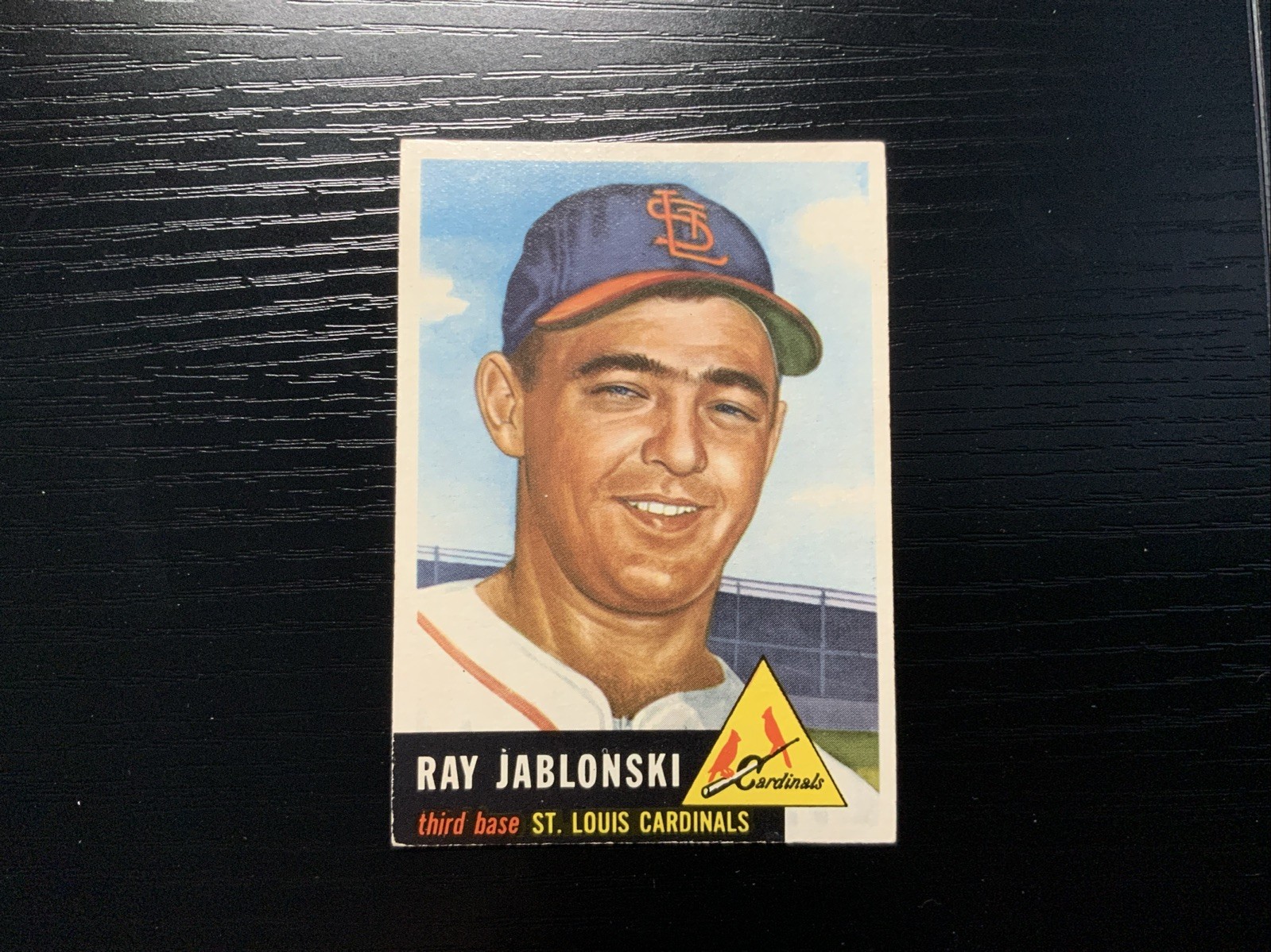 1953 Topps - Ray Jablonski #189 (RC) NM-MT.    953