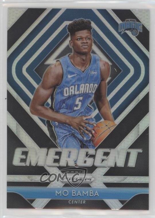 2018-19 Panini Prizm Emergent Silver Prizm Mo Bamba #6 3m8