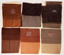 Large Lot Vintage RHT Stockings 6 pairs, in sizes 9 1/2 M, 9 1/2 L