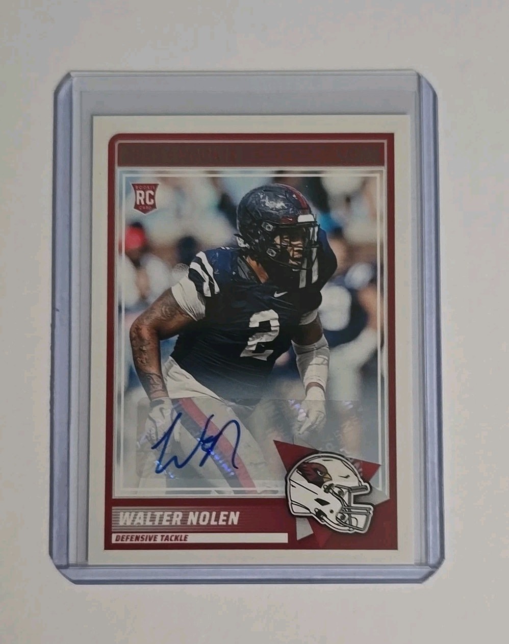 Walter Nolen Panini Score #78 Rookie Autograph