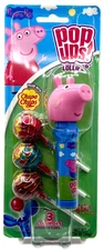 Peppa Pig Pop Ups 3Pcs Lollipop Chupa Chups Flix Candy Blue Dispenser New