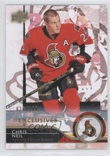 2014-15 Upper Deck UD Exclusives 36/100 Chris Neil #387 0f8