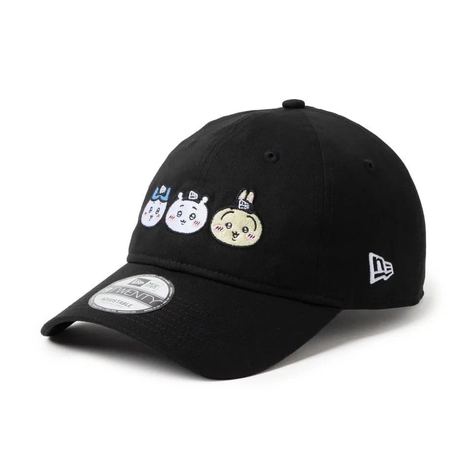 New Era 9TWENTY ハチワレ New Era] 9TWENTY Cap Chiikawa Collaboration M/L 920 CHIIKAWA BLK