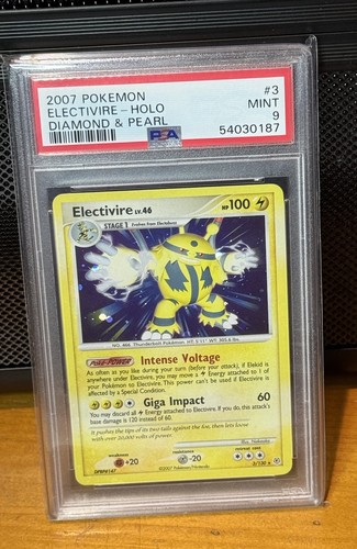 Electivire graded PSA 9 for sale on eBay