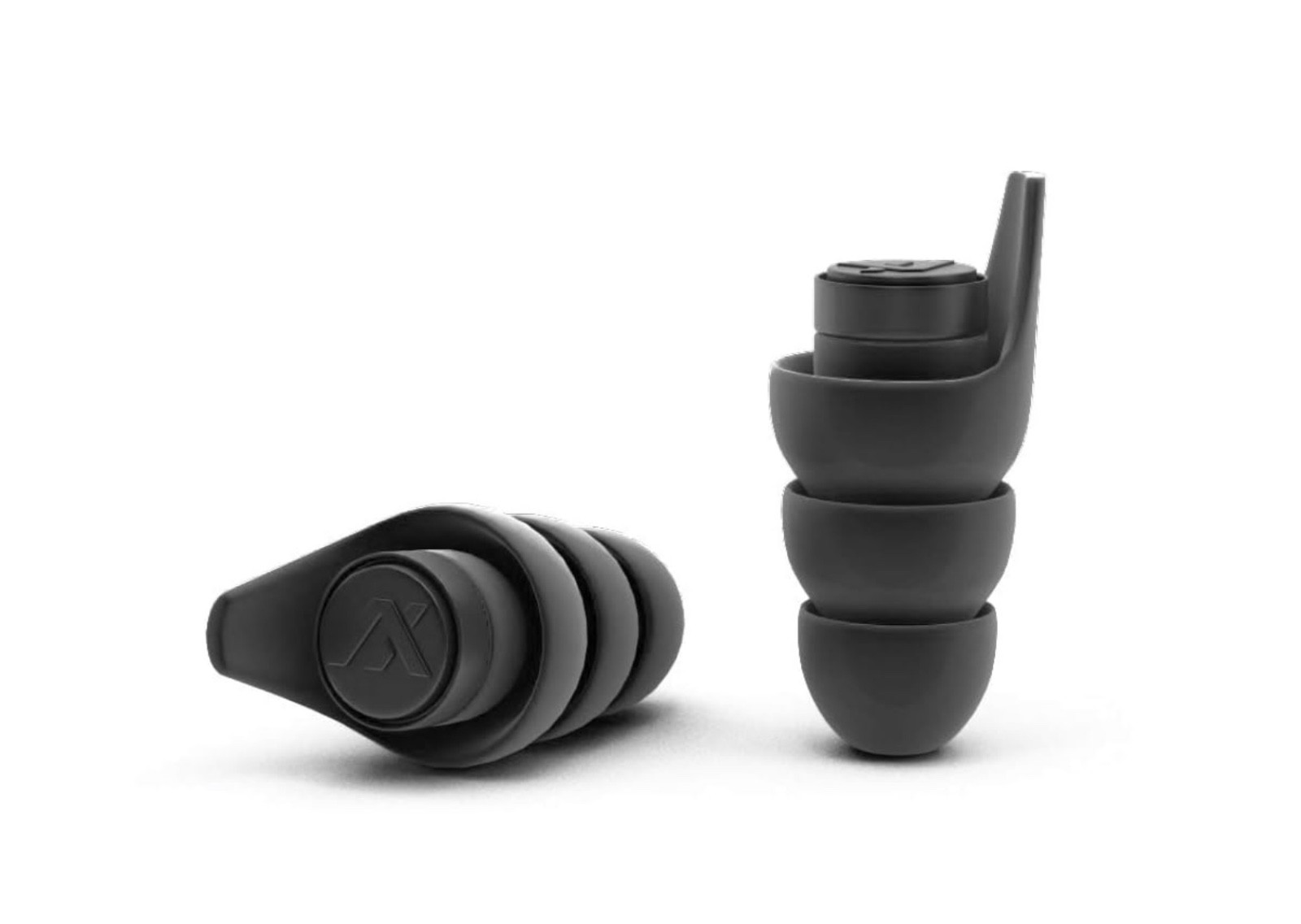 AXIL XP Reactor Ear Plugs, Smoke, Medium & Large Included, XPR-SM/L