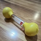 Johnson & Johnson Star Baby Rattle Dumbbell Shape Model 532 Yellow Clear Red — photo 6