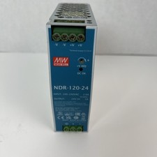 MEAN WELL - NDR-120-48 AC/DC DIN Rail Industrial Power Supply 24V 120W DC 2.5A