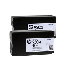 2PK Genuine HP 950XL Black Ink OfficeJet 8625 8610 8630 8700 8615 251dw