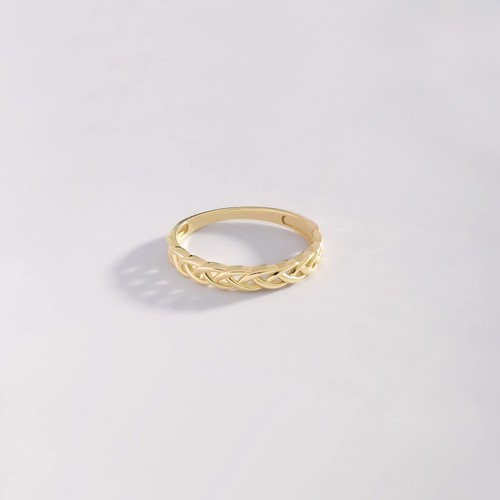 14K Solid Gold Stackable Ring for Women - Size 5 - Picture 4 of 4