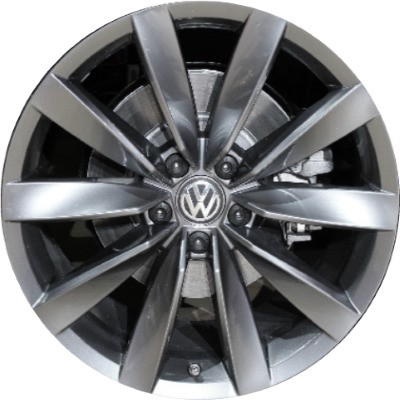 19'' Volkswagen Arteon Wheel Rim Factory OEM 70064 2019-2020 Dark Grey