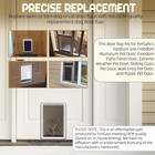 PAC11-11038 Medium Dog Door Flap Replacement Compatible with Petsafe Freedom Dog