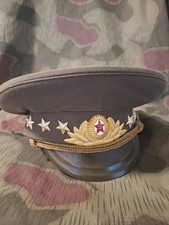 Schirmm&uuml;tze UdSSR Russland 6 Sterne Soviet General M&uuml;tzenabzeichen Milit&auml;r