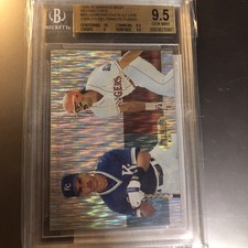 1995 BOWMAN'S BEST MIRROR ROOKIE REFRACTOR #5 CARLOS BELTRAN BGS 9.5 GEM MINT
