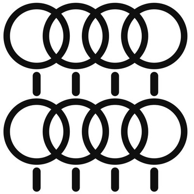 8 Pack Universal Metal Rings Sticker Compatible with MagSafe Magnetic Black 