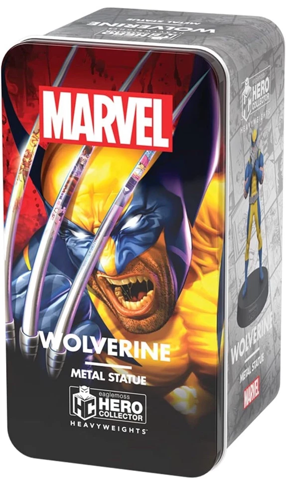 Figura Estatua de Metal Eaglemoss Marvel "Wolverine" Pesos Pesados - NUEVA/SELLADA Foto 2 de 4