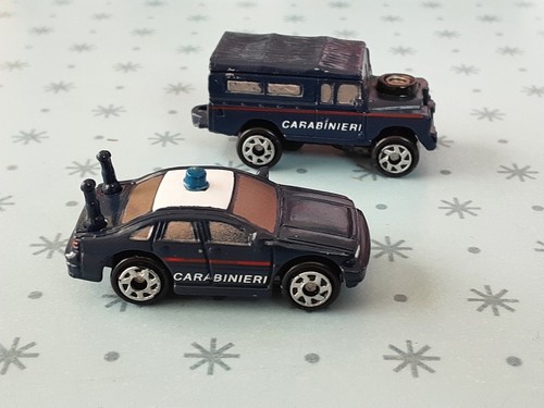 VTG Micro Machines Miniature Carabinieri Electraglide Police Motorbike & Cars - Picture 6 of 11